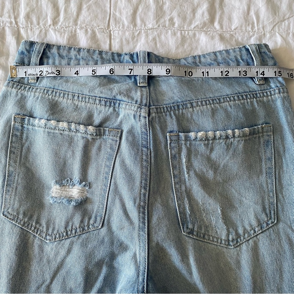 Altar'd State Jeans Women’s 27 Distressed Blue Cotton 34” Casual Juniors - Picture 10 of 11
